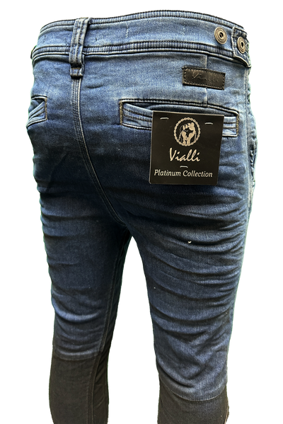 Vialli Cavaneira Morbido-Fit Blue Jeans for Men - Ultimate Comfort