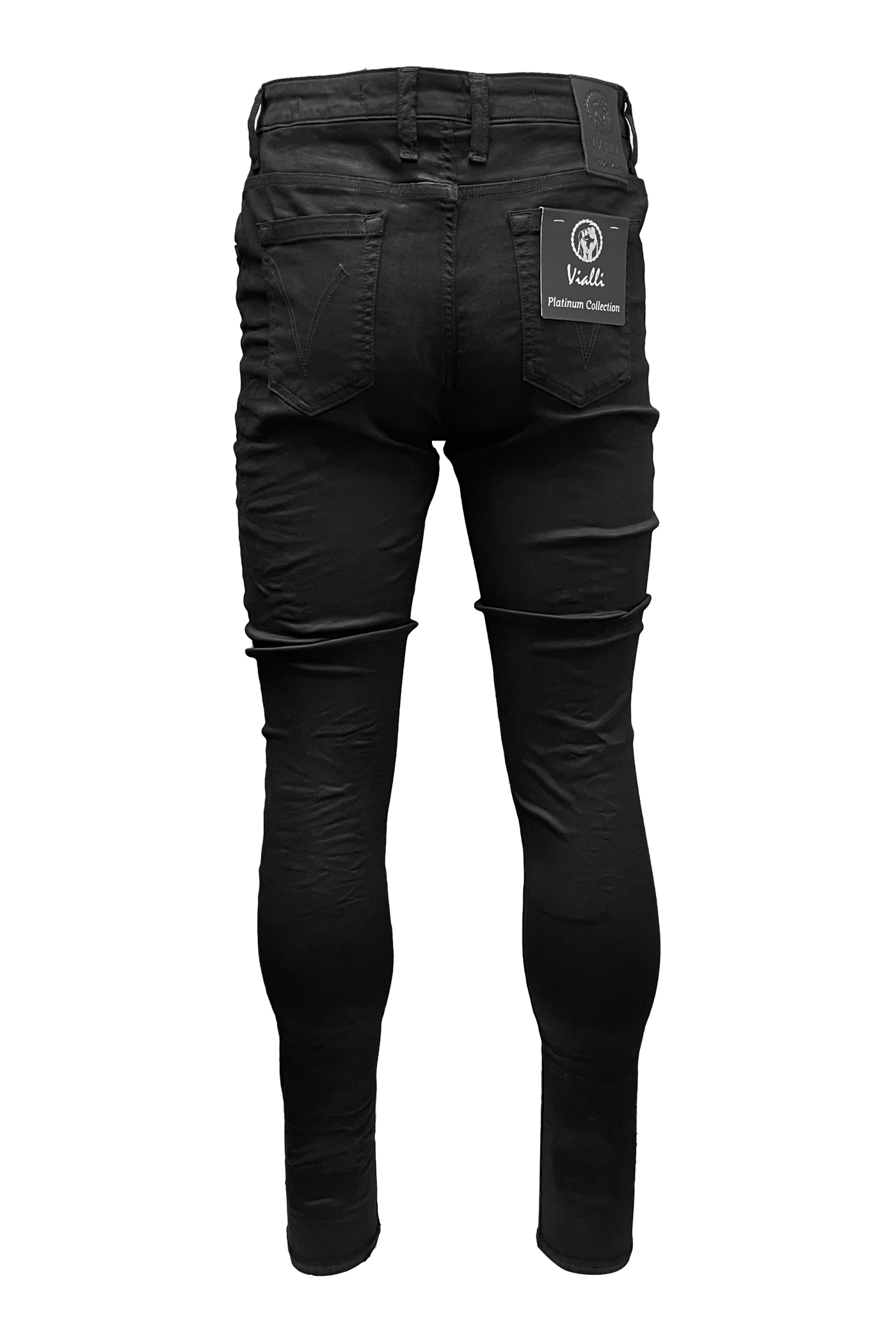 Vialli Espangonzia Black Ultra-Fit Jean: Premium Comfort and Style