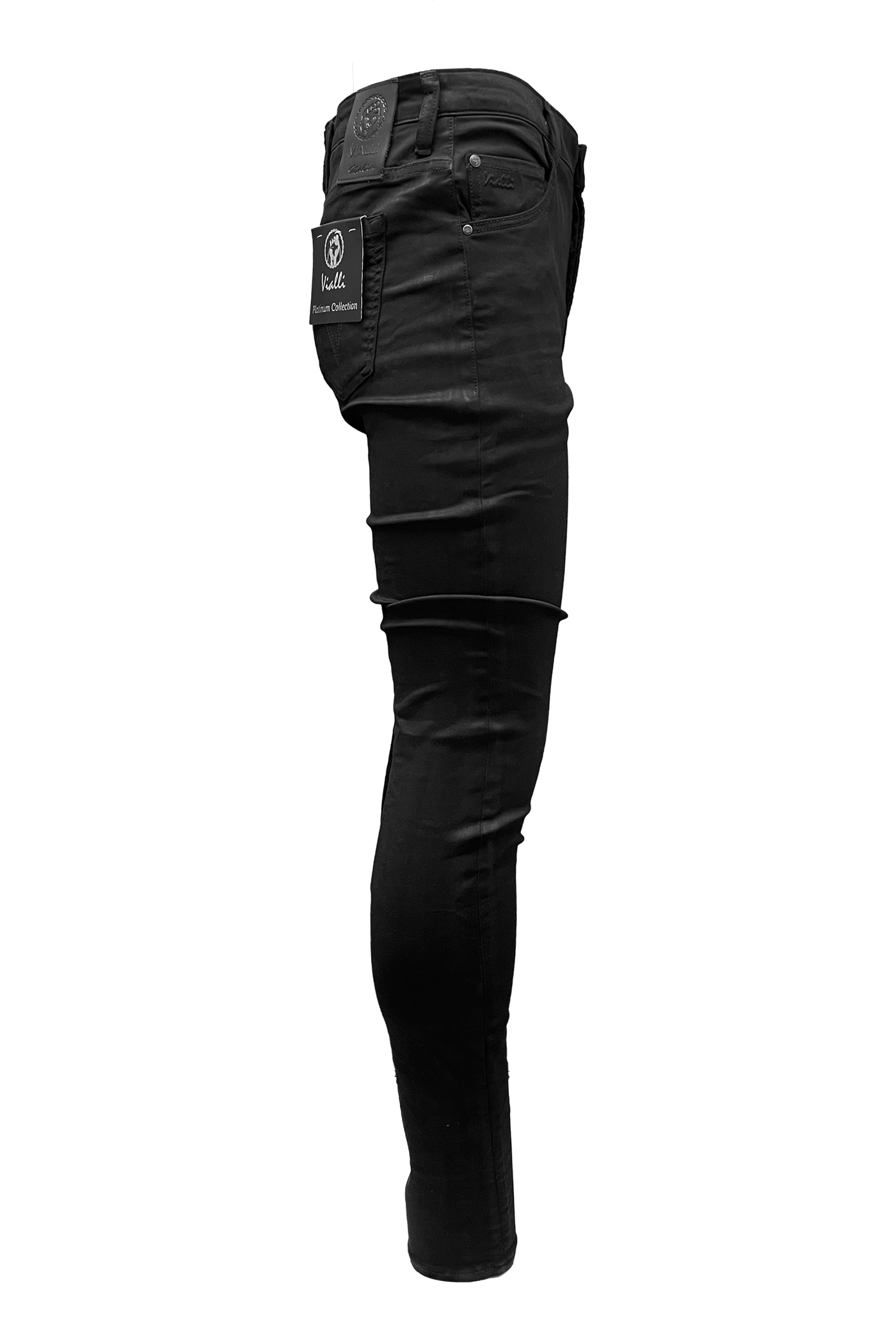Vialli Espangonzia Black Ultra-Fit Jean: Premium Comfort and Style
