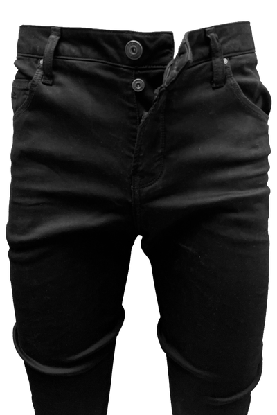 Vialli Espangonzia Black Ultra-Fit Jean: Premium Comfort and Style