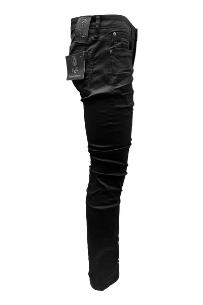 Vialli Rano Sottle Slim Fit Black Jeans for Men - Premium Denim