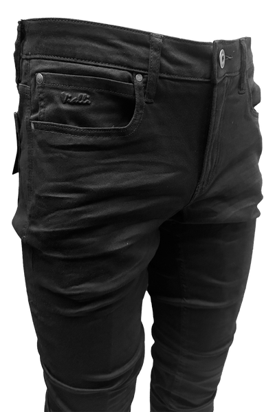 Vialli Rano Sottle Slim Fit Black Jeans for Men - Premium Denim