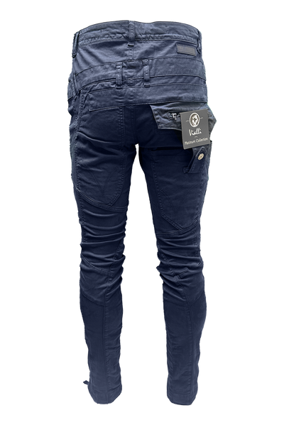 Vialli Ranger Navy Cargo Pants: Durable Cotton Spandex, Multi-Pocket, Platinum Collection