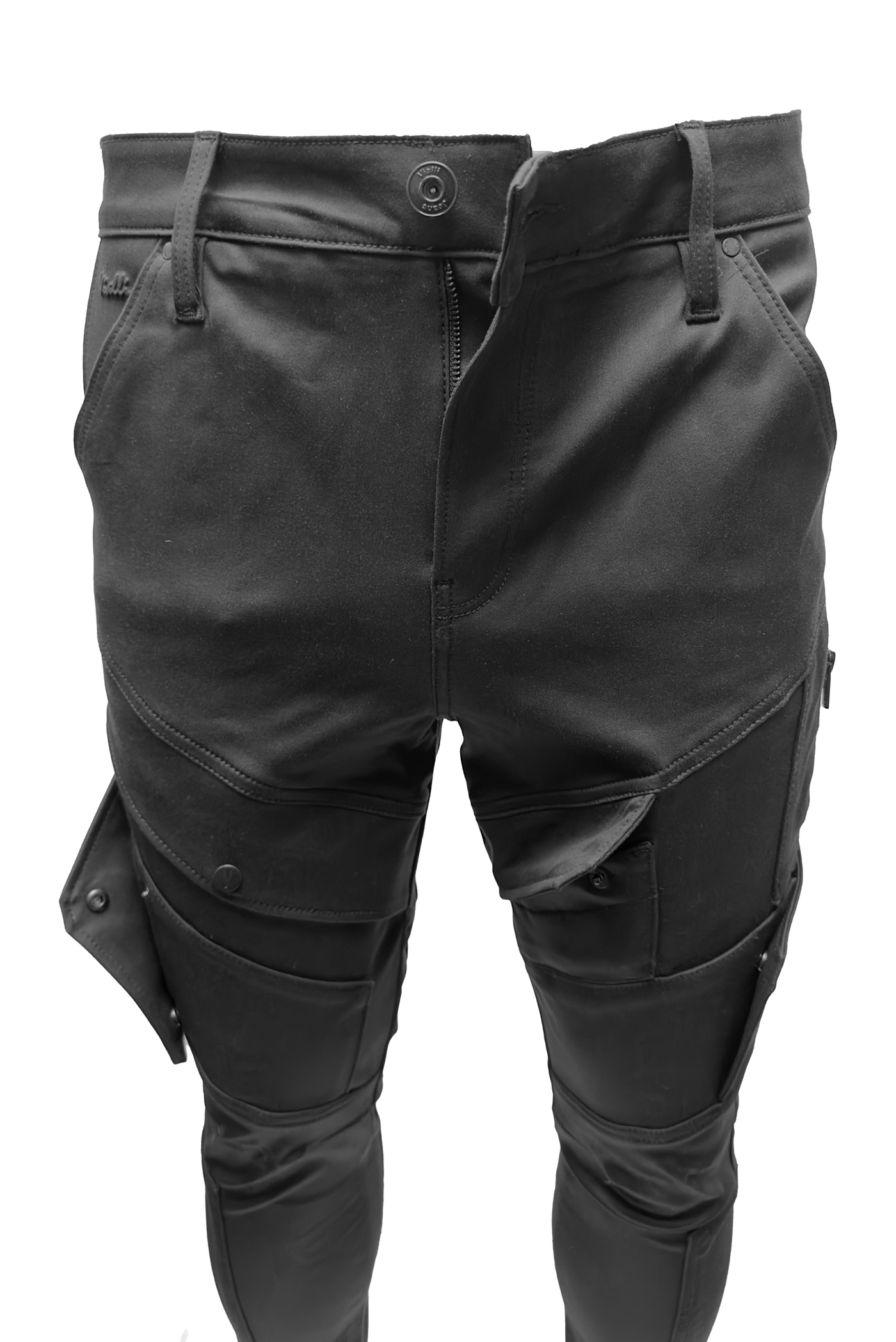 Vialli Ziniomi Morbido-Fit Jean: Premium Cotton Elastane, Stylish Black Denim