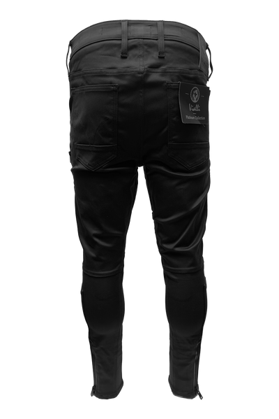 Vialli Ziniomi Morbido-Fit Jean: Premium Cotton Elastane, Stylish Black Denim