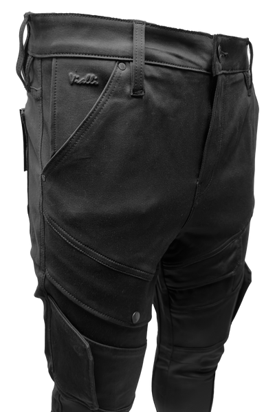Vialli Ziniomi Morbido-Fit Jean: Premium Cotton Elastane, Stylish Black Denim