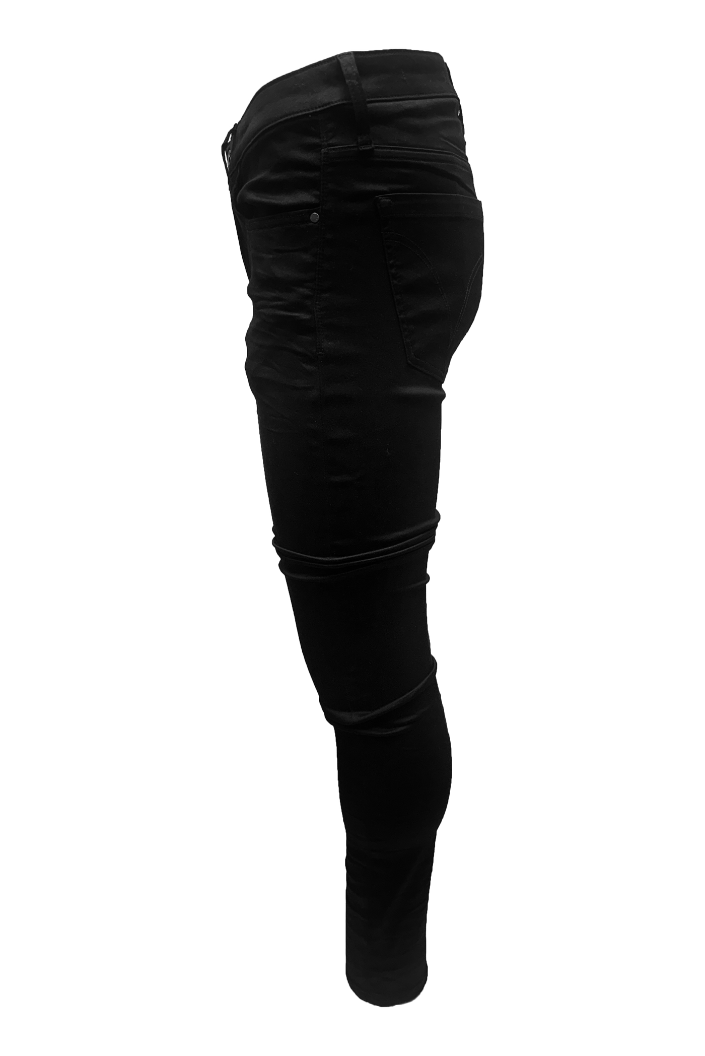 Vialli Abertosht Platinum Collection Black Skinny Jean with Embroidered Coin Pocket