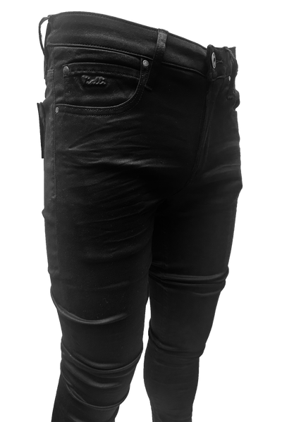Vialli Abertosht Platinum Collection Black Skinny Jean with Embroidered Coin Pocket