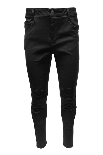 Vialli Ibollano Ultra-Fit Black Jeans for Men