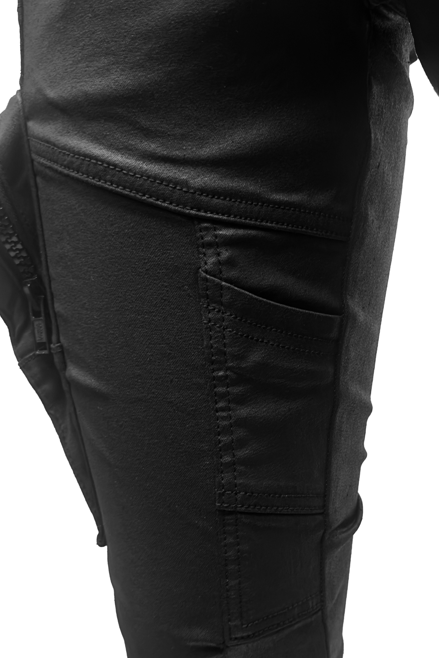Vialli Jumper Wax Ultra-Fit Black Men's Designer Denim Jeans with Pockets