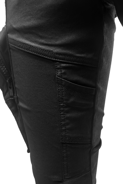 Vialli Jumper Wax Ultra-Fit Black Men's Designer Denim Jeans with Pockets