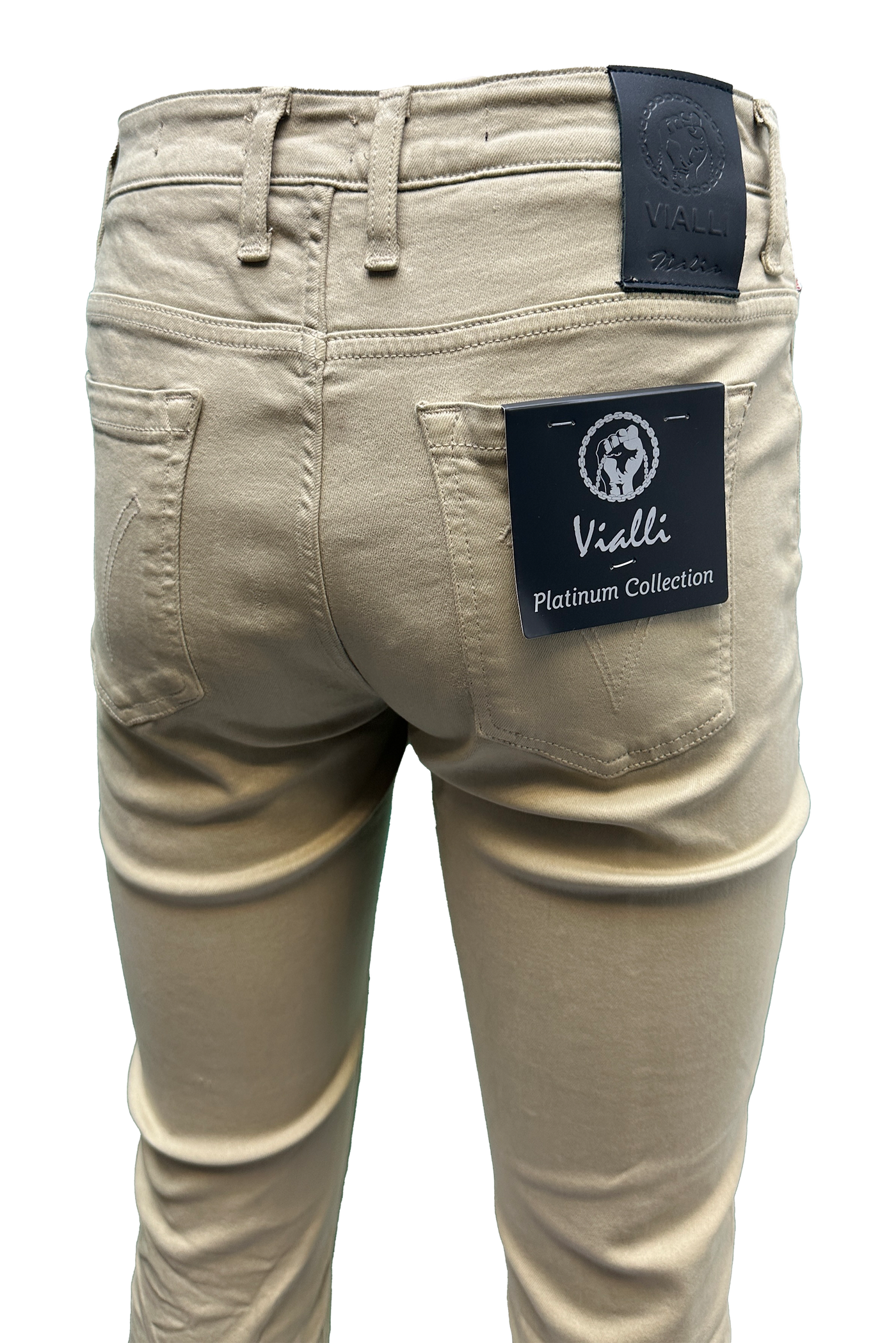 Vialli Ifello Platinum Ultra-Fit Jean: Sand Comfort, Style, and Durability