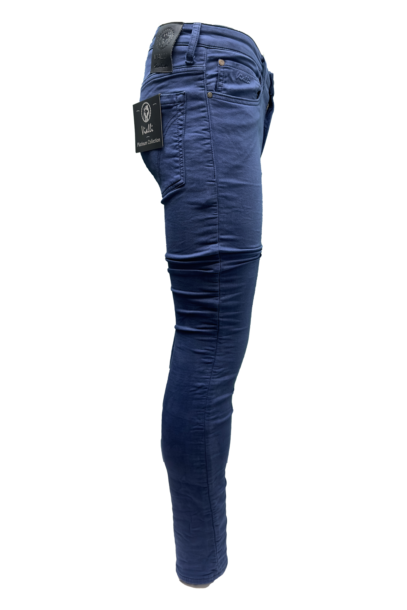 Vialli Iquip Blue Skinny Jeans for Men - Platinum Collection Denim