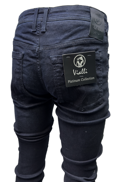 Vialli Platinum Joskama Sottle Slim Fit Jean Dark Navy Denim