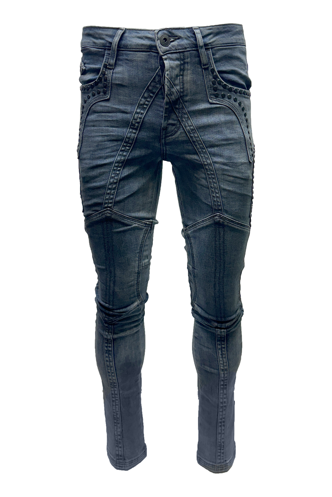 Vialli Josephine Skinny Jeans: Premium Blue Denim for Women
