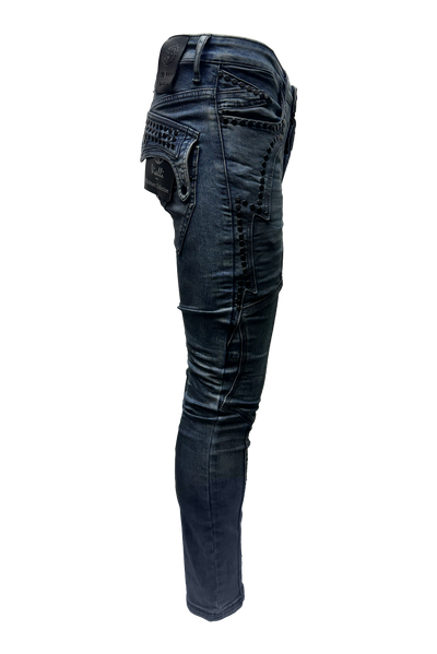 Vialli Josephine Skinny Jeans: Premium Blue Denim for Women