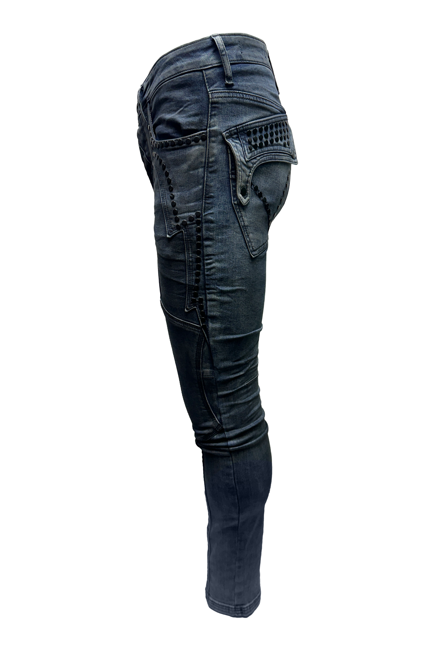 Vialli Josephine Skinny Jeans: Premium Blue Denim for Women