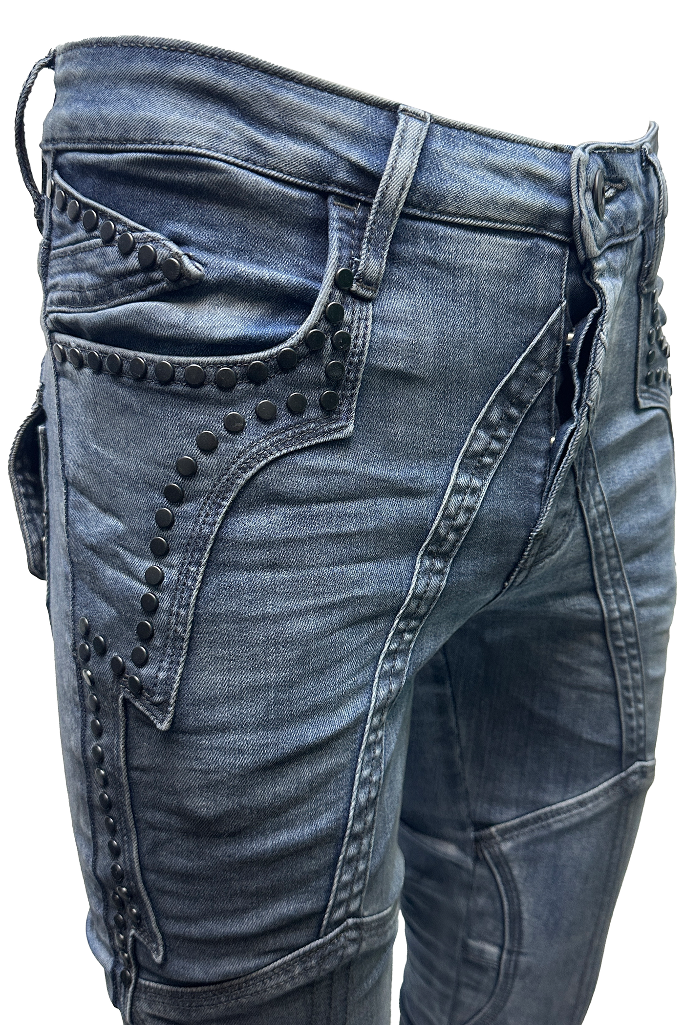Vialli Josephine Skinny Jeans: Premium Blue Denim for Women