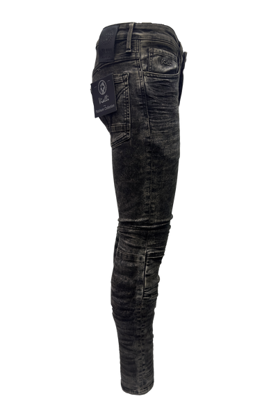 Vialli Jogganott Scheletrico Skinny Jeans: Grey Slim-Fit, Four-Pocket Design