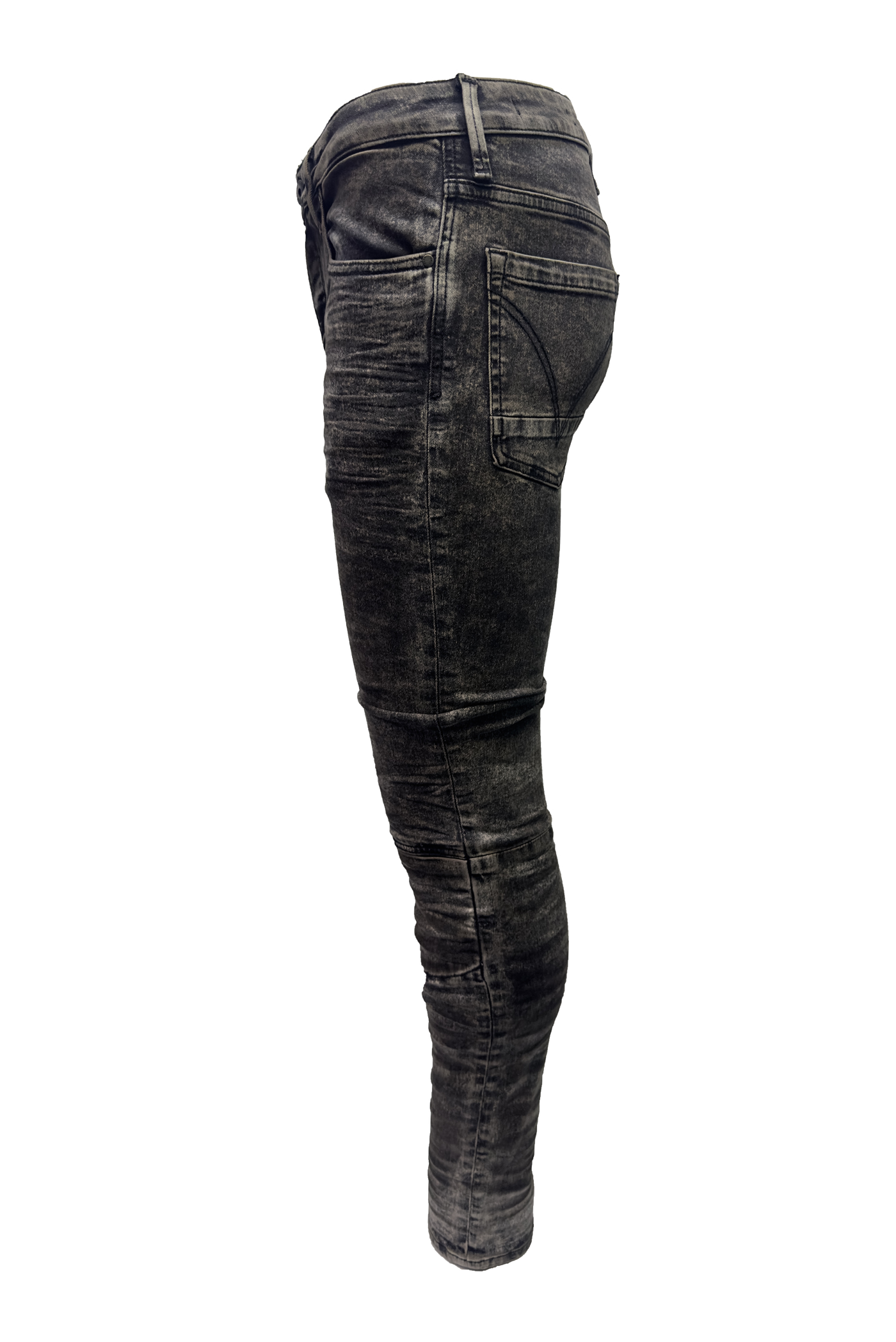 Vialli Jogganott Scheletrico Skinny Jeans: Grey Slim-Fit, Four-Pocket Design