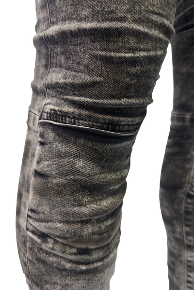 Vialli Jogganott Scheletrico Skinny Jeans: Grey Slim-Fit, Four-Pocket Design