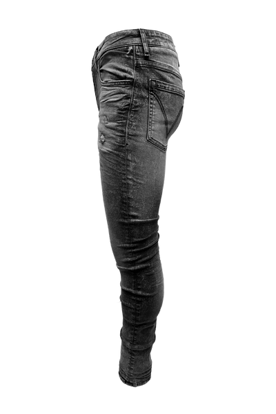 Vialli Jocavic Slim Fit Grey Jeans with Shears Detailing for Men