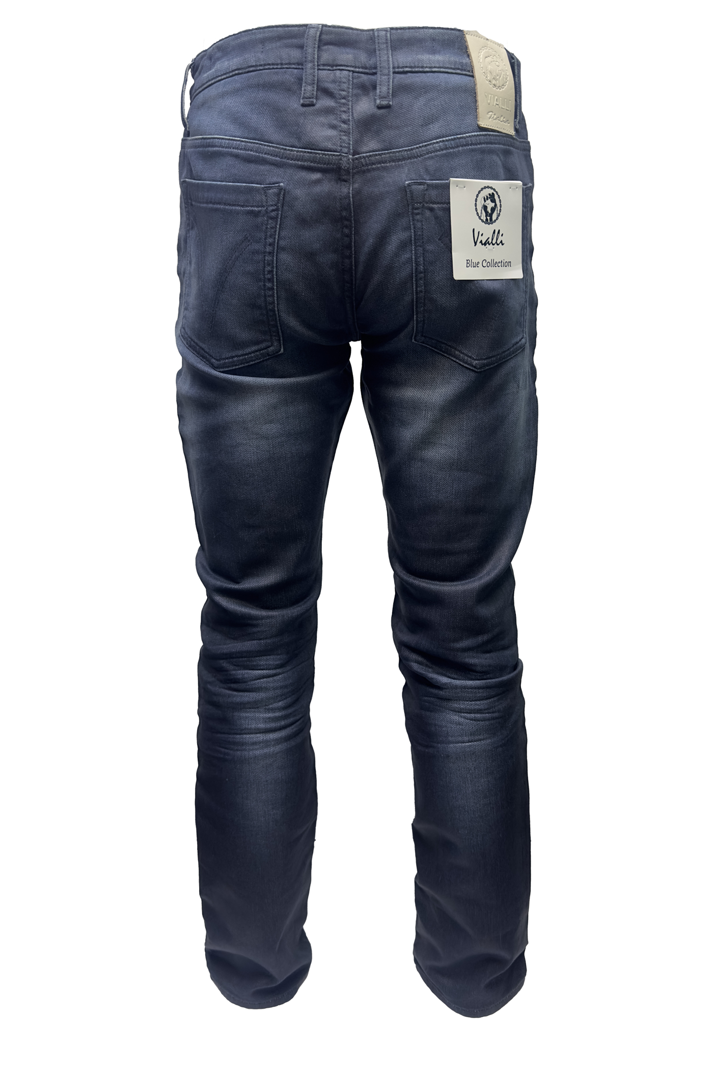Vialli Jeronamo Sottle Slim Fit Jean: Blue Denim, Comfortable, Stylish
