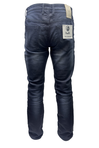 Vialli Jeronamo Sottle Slim Fit Jean: Blue Denim, Comfortable, Stylish