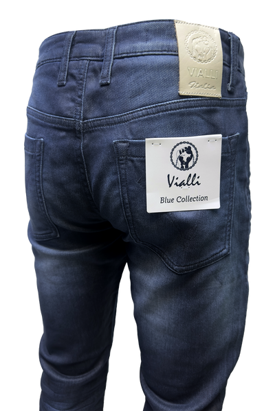 Vialli Jeronamo Sottle Slim Fit Blue Jeans for Men