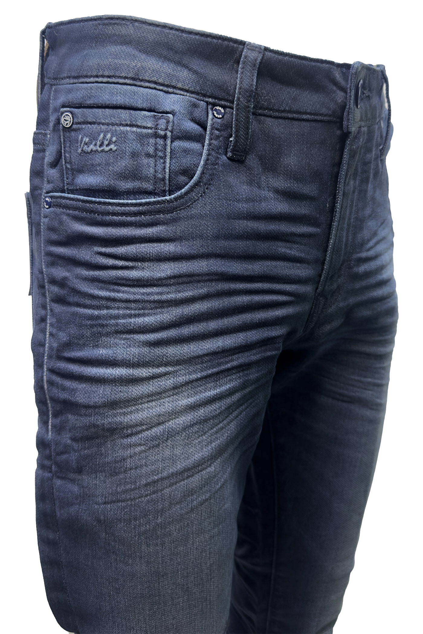Vialli Jeronamo Sottle Slim Fit Jean: Blue Denim, Comfortable, Stylish