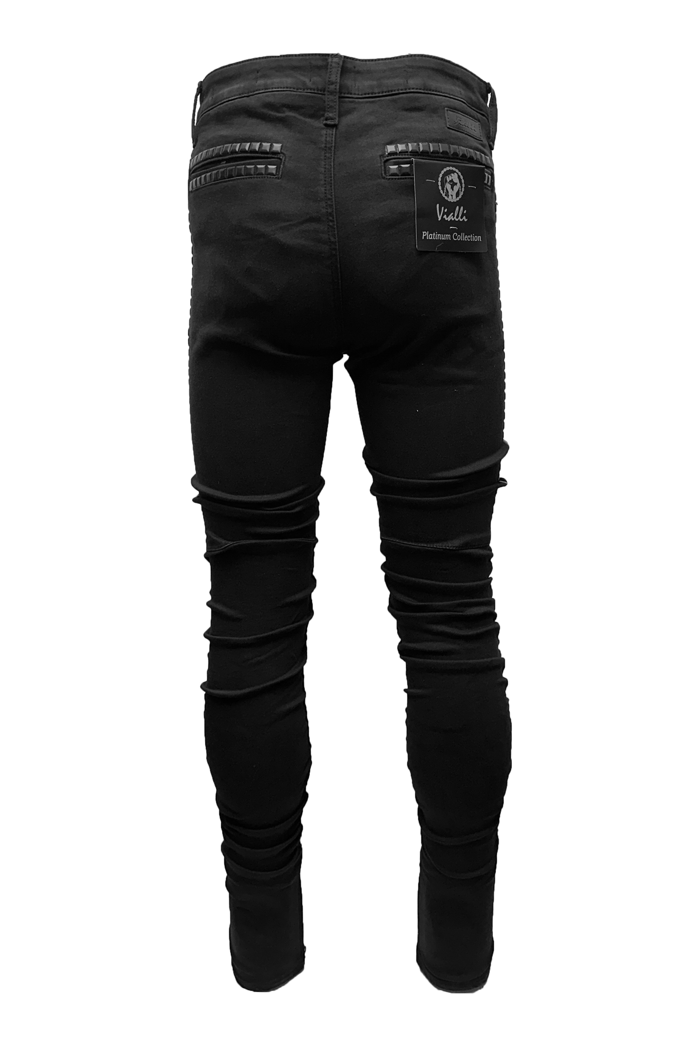 Vialli Just Ultra Elastic Black Jeans - Ultimate Comfort & Style