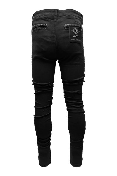Vialli Just Ultra Elastic Black Jeans - Ultimate Comfort & Style
