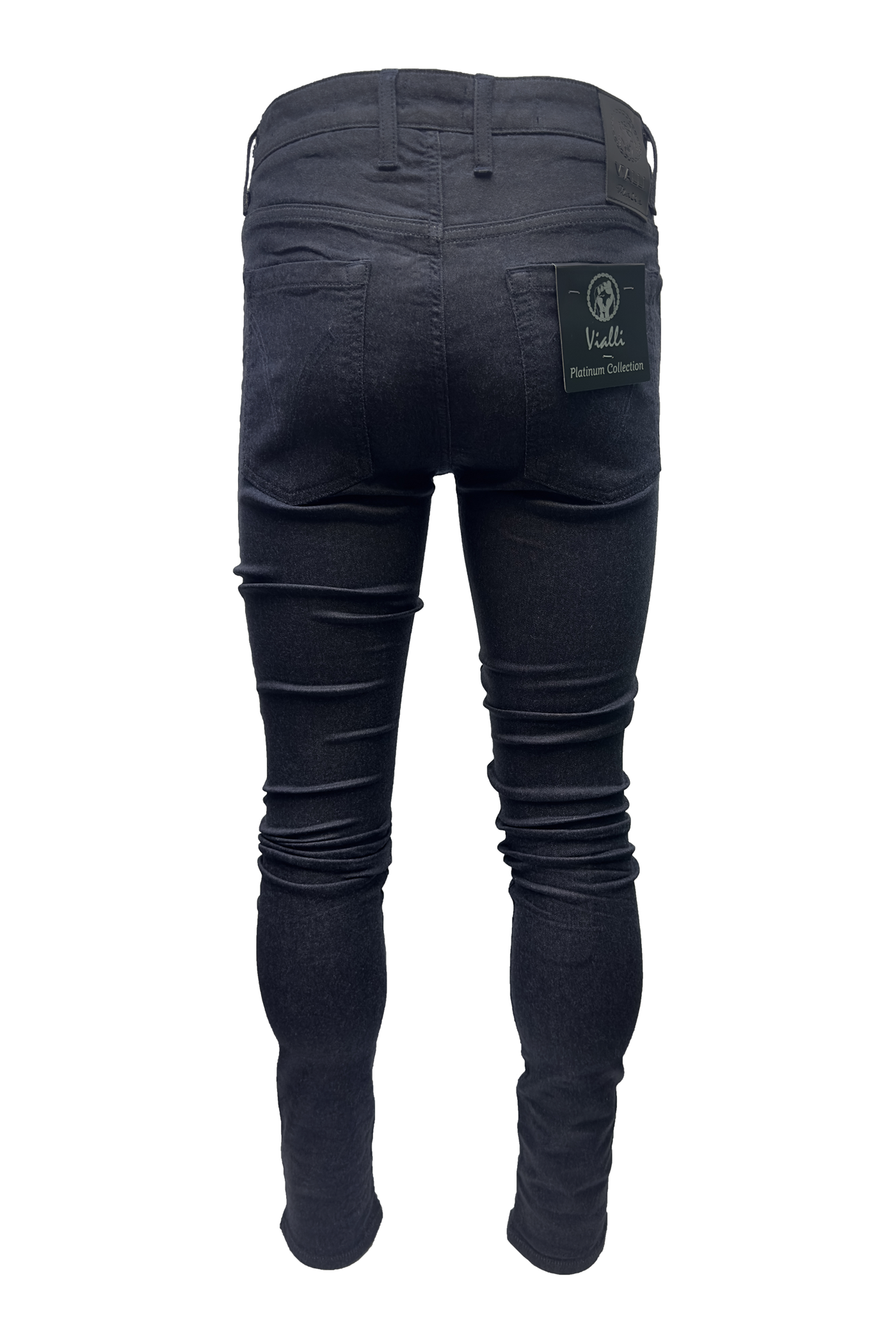 Vialli Jaakha Scheletrico Blue Skinny Jean with Unique Dust Speckles