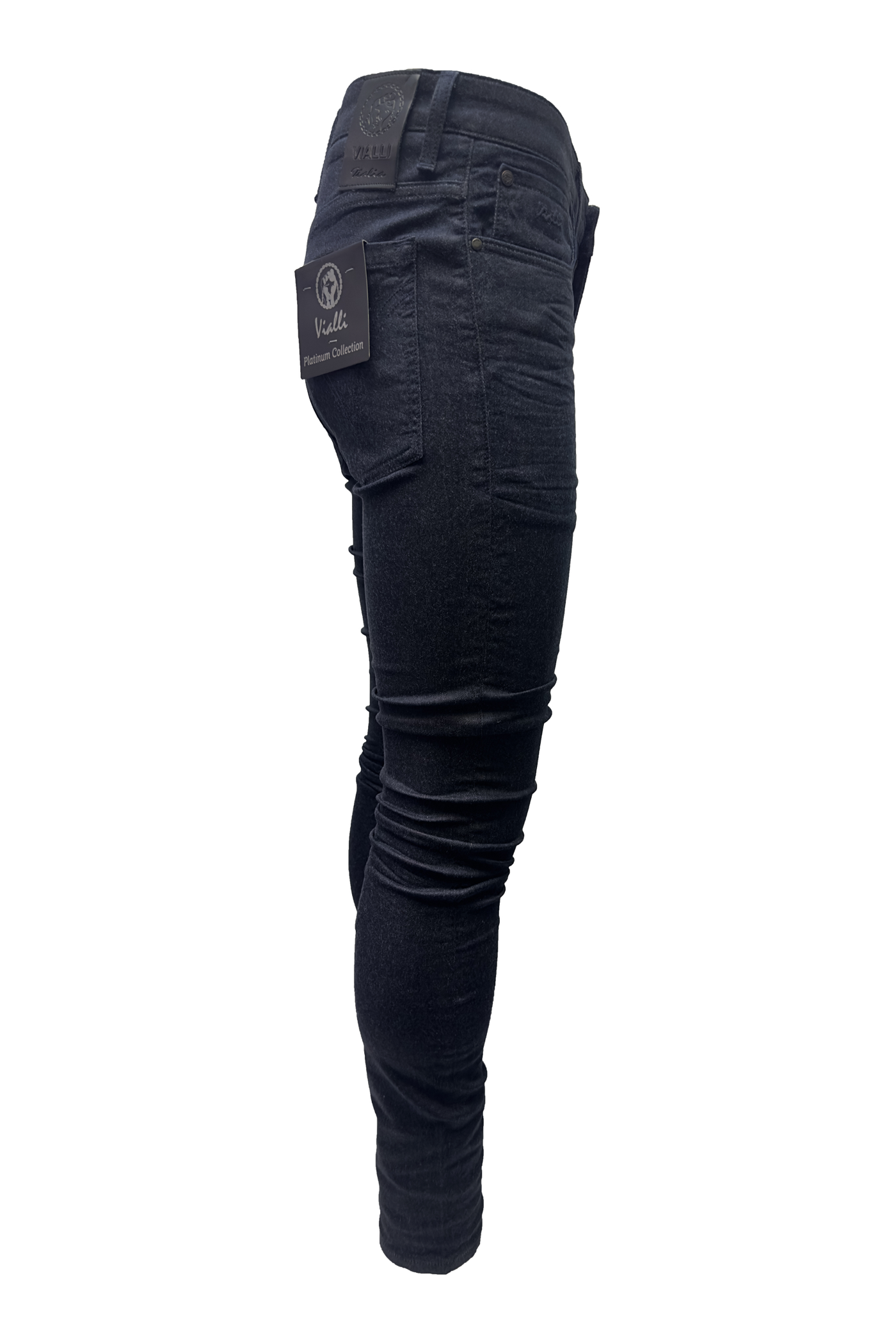 Vialli Jaakha Scheletrico Blue Skinny Jean with Unique Dust Speckles