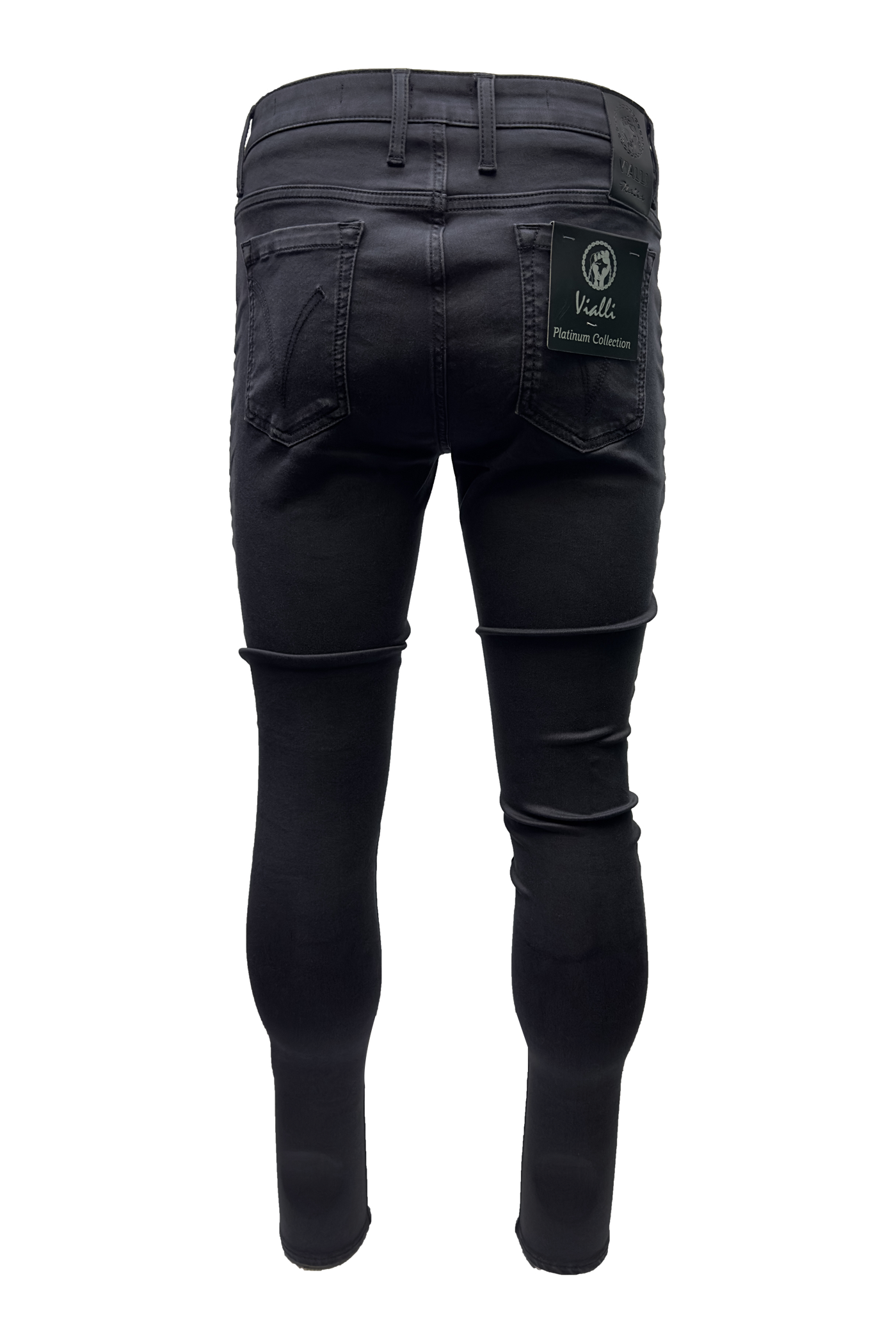 Vialli Espangonzia Ultra Fit Jean: Premium Charcoal Denim with Perfect Stretch