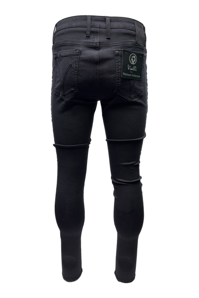 Vialli Espangonzia Ultra Fit Jean: Premium Charcoal Denim with Perfect Stretch