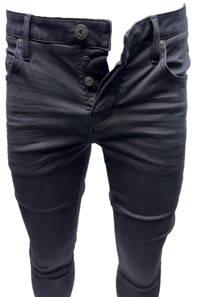 Vialli Espangonzia Ultra Fit Jean: Premium Charcoal Denim with Perfect Stretch