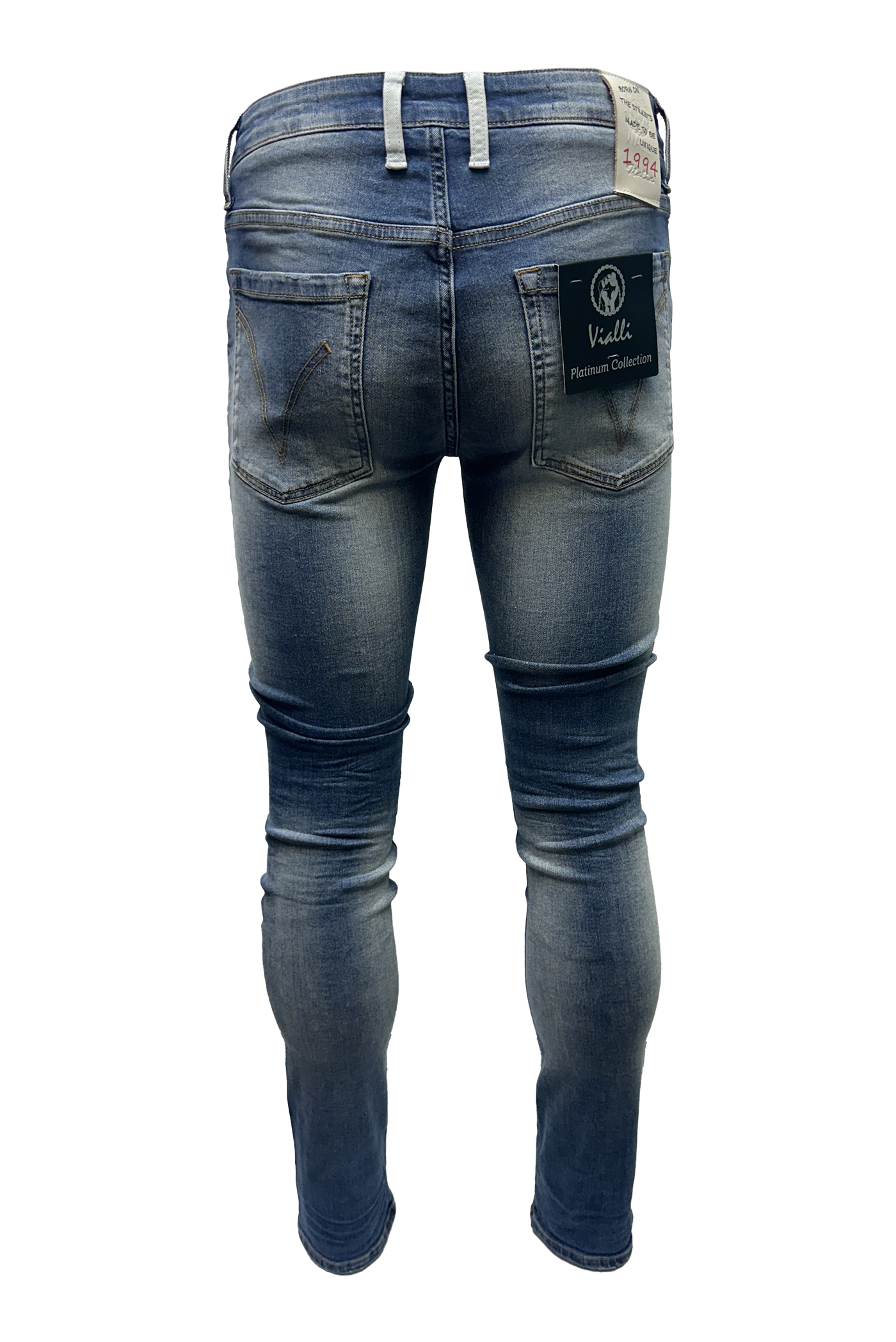 Vialli Jonnastinia Blue Skinny Jeans: Classic Design, Modern Fit, Premium Comfort