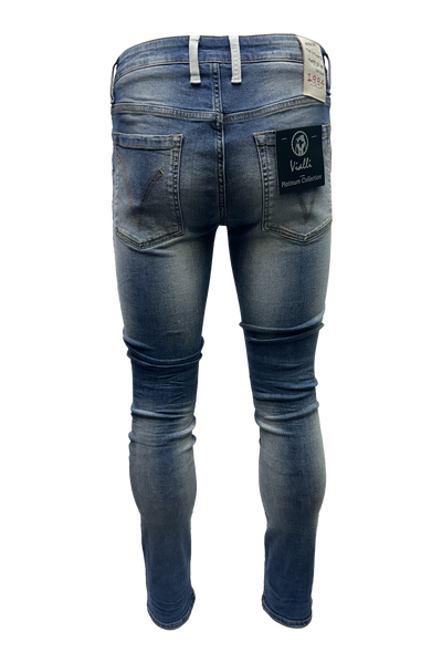 Vialli Jonnastinia Blue Skinny Jeans: Classic Design, Modern Fit, Premium Comfort