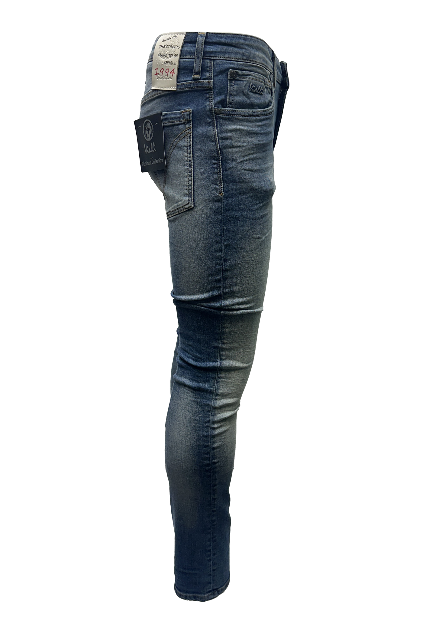 Vialli Jonnastinia Blue Skinny Jeans: Classic Design, Modern Fit, Premium Comfort
