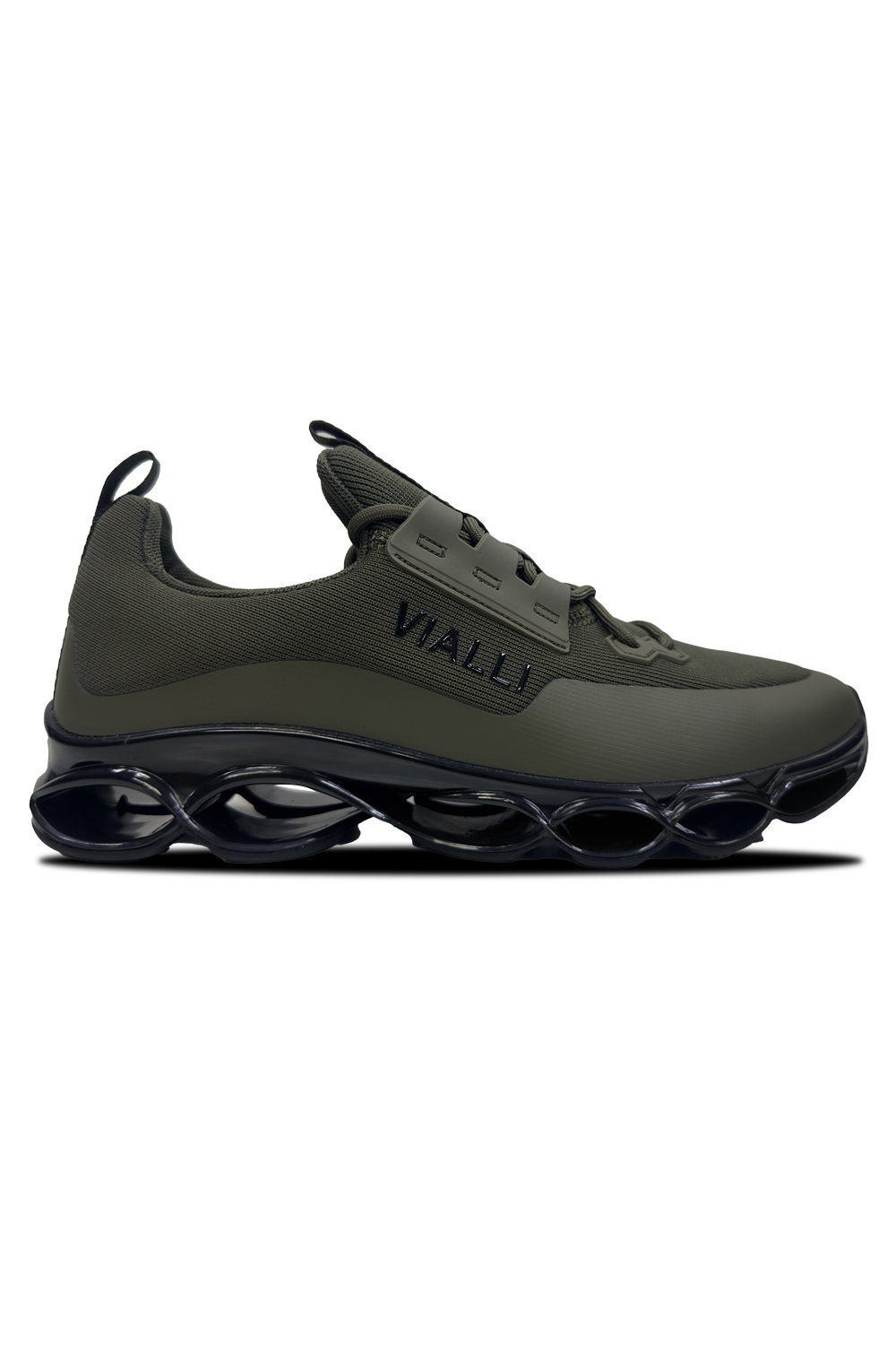 Vialli Ozzibulo Olive Sneaker: Stylish Lace-Up Comfort for Summer Adventures