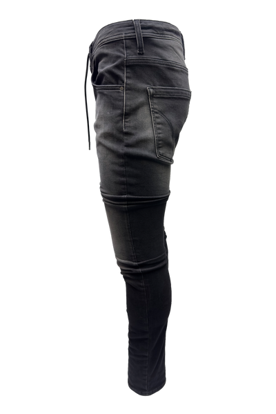 Vialli Black Strato-Fit Jeans: Premium Cotton Blend, Stylish Comfort for Men
