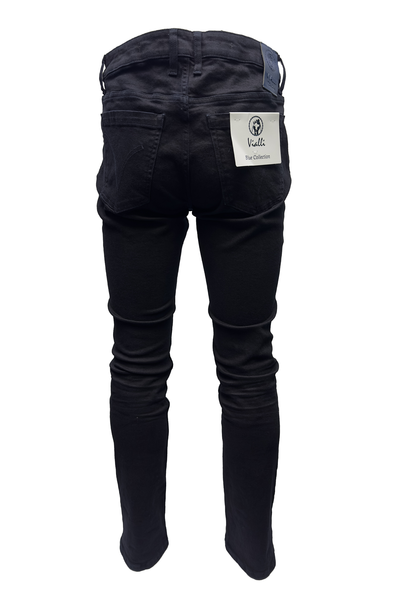 Vialli Jett Sottle Slim-Fit Indigo Jeans for Men with Comfort Stretch