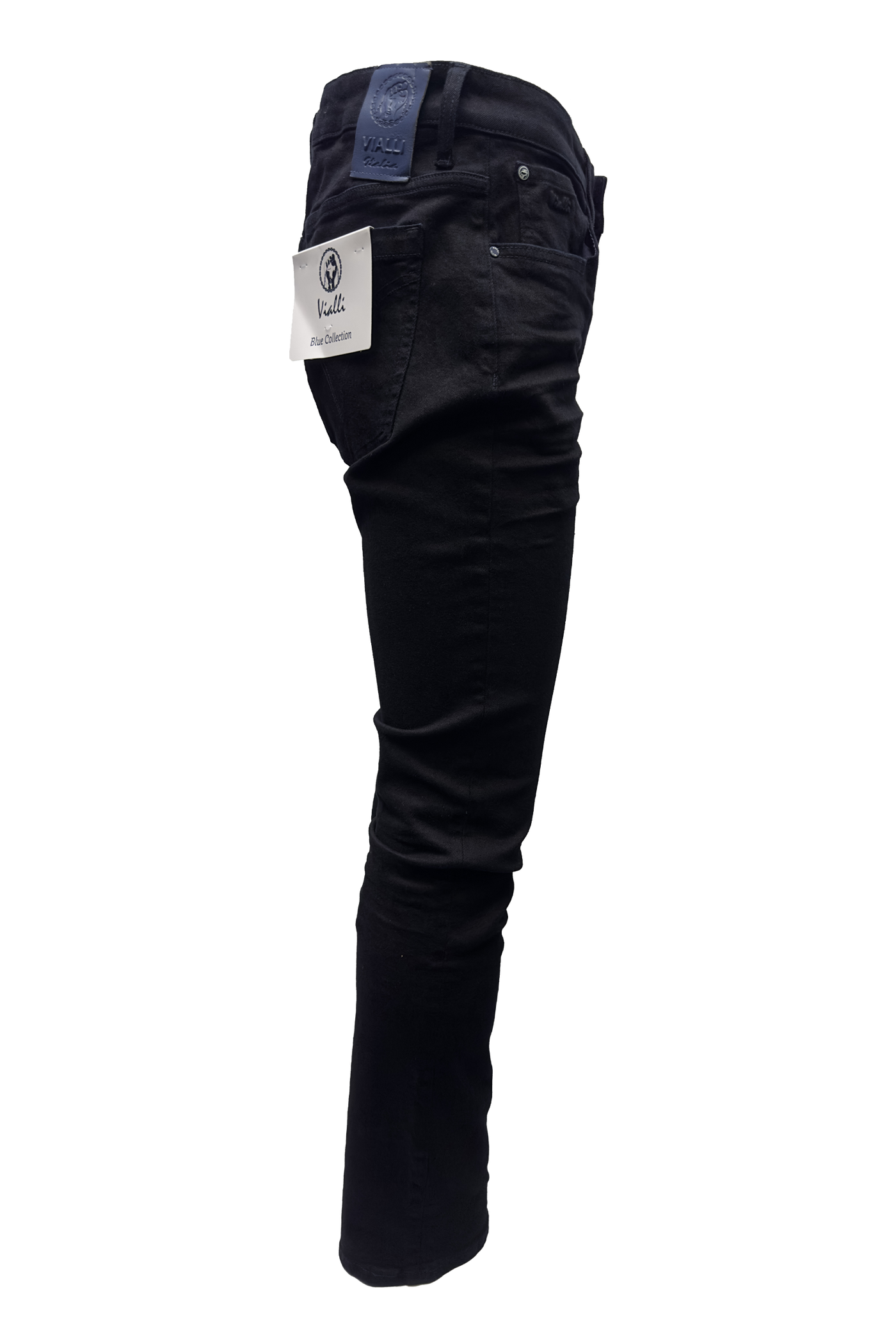 Vialli Jett Sottle Slim-Fit Indigo Jeans for Men with Comfort Stretch