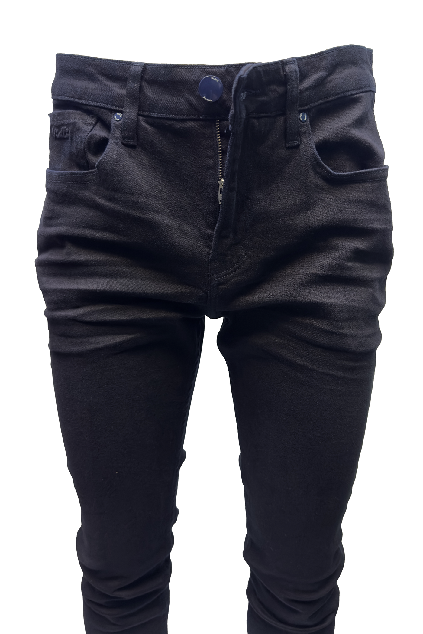 Vialli Jett Sottle Slim-Fit Indigo Jeans for Men with Comfort Stretch