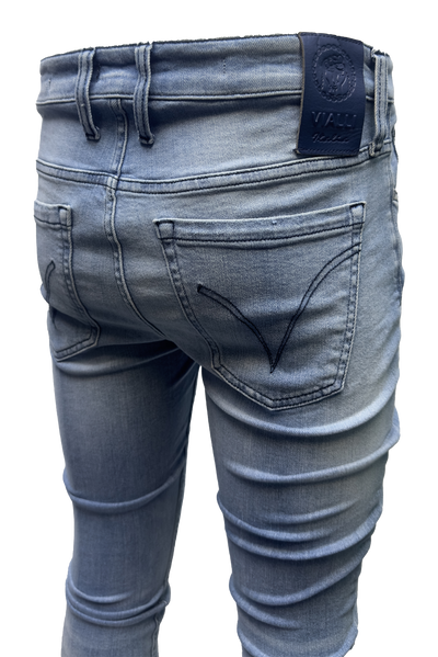 Vialli Jevelinio Skinny Fit Jean: Comfortable, Stylish, Light Blue Denim
