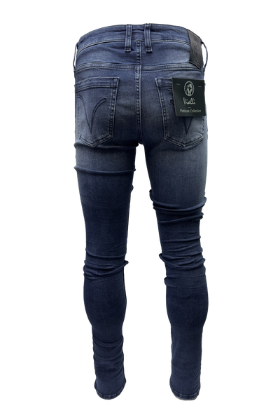 Vialli Jocalate Skinny Fit Blue Jeans for Men