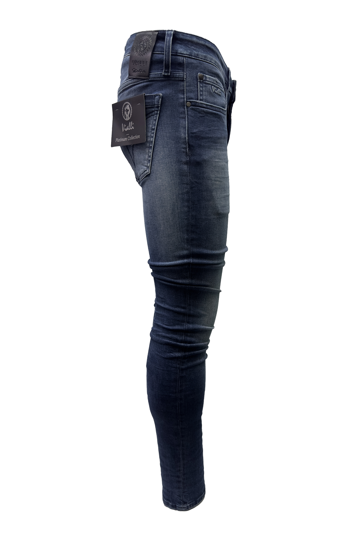 Vialli Jocalate Skinny Fit Blue Jeans for Men