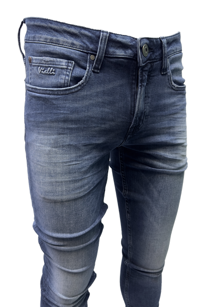 Vialli Jocalate Skinny Fit Blue Jeans for Men