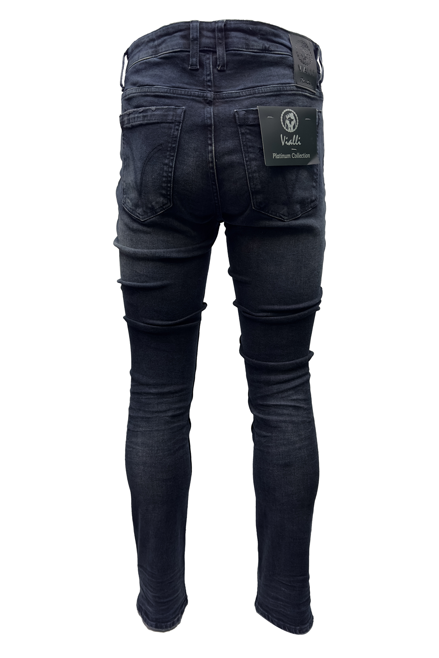 Vialli Jubilee Sottle Blue Slim-Fit Skinny Jeans for Men